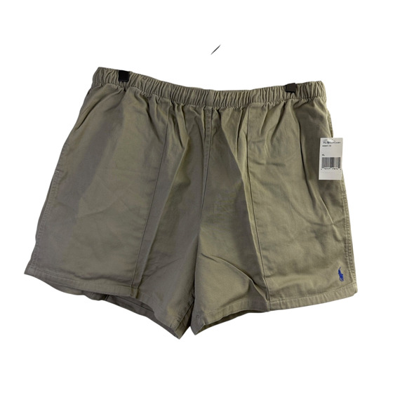 Polo Ralph Lauren Other - Vtg 80s Polo Ralph Lauren Mens XL Khaki Club Shorts USA Made Elastic Deadstock *